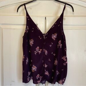 Gentle Fawn Floral Camisole Top - Purple
